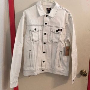 Women’s Spiral, Checkered, White Denim Jacket